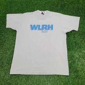 Vintage 80s WLRH 89.3 FM Radio Shirt Large 22x28 Alabama